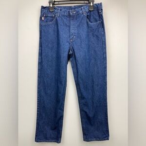 Carhartt size 38X30 Men’s Blue Denim FR Flame Resistant Work Jeans